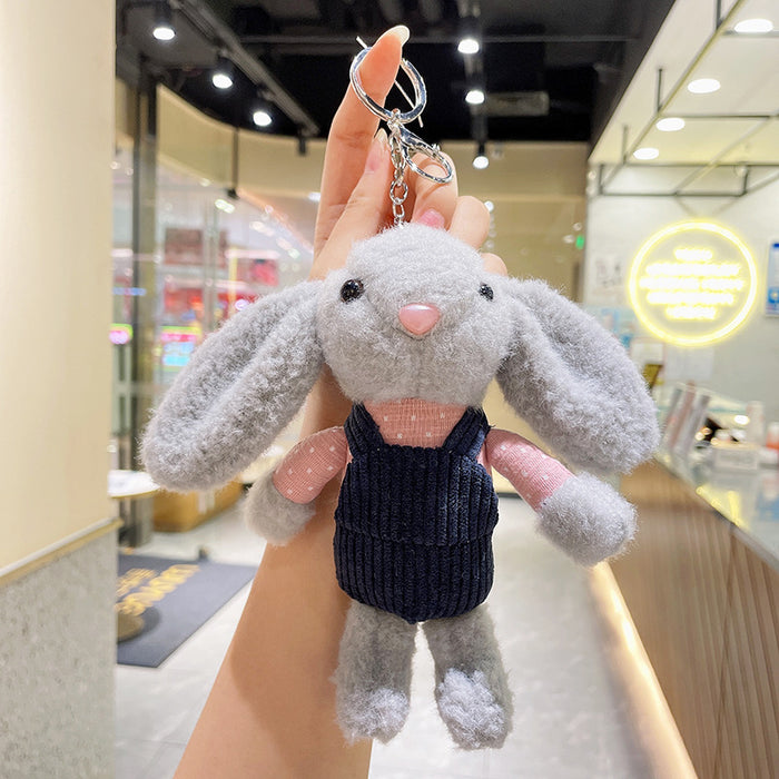 Wholesale Plush bunny bag pendant stall Doll rabbit doll car keychain plush toy