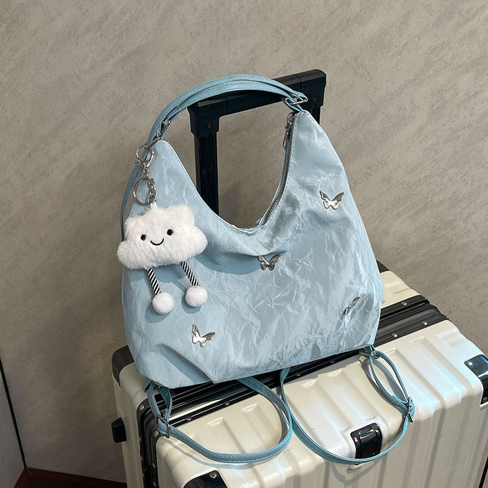 Wholesale New casual large capacity bag with a niche design, commuting backpack, single shoulder backpack