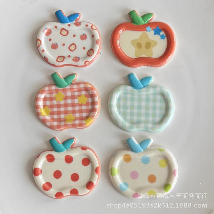Wholesale Cute Candy Cream Polka Dot Plaid Apple Hairpin Ghost Girl Soft Cute Side Clip Hair Accessories Hairpin