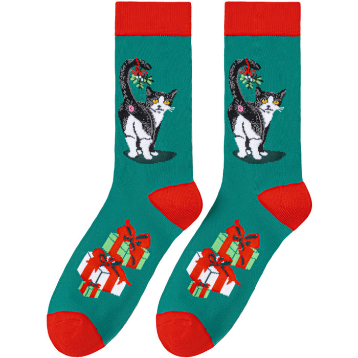 Wholesale Penguin mid-calf Christmas stockings for all seasons