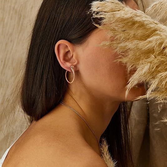 Wholesale New retro exaggerated cobra earrings punk simple and fashionable snake shaped earrings