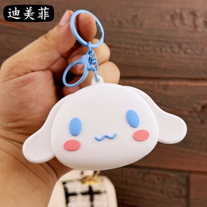 Wholesale Cute Coin Purse Keychain Cartoon Doll Keychain Couple Student Bag Claw Machine Small Pendant