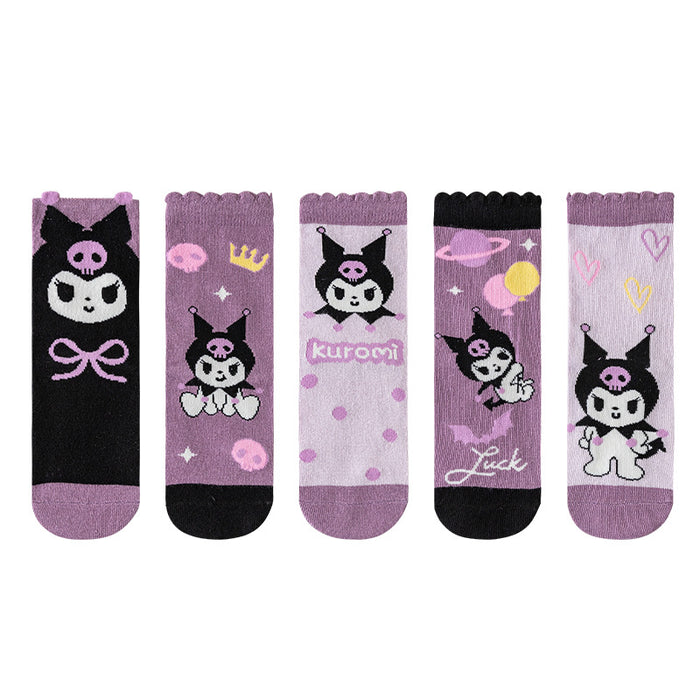 Wholesale Girl's Socks, Middle Tube Socks, Girl Baby, Spring and Autumn Cute Cartoon Cotton Children's Socks