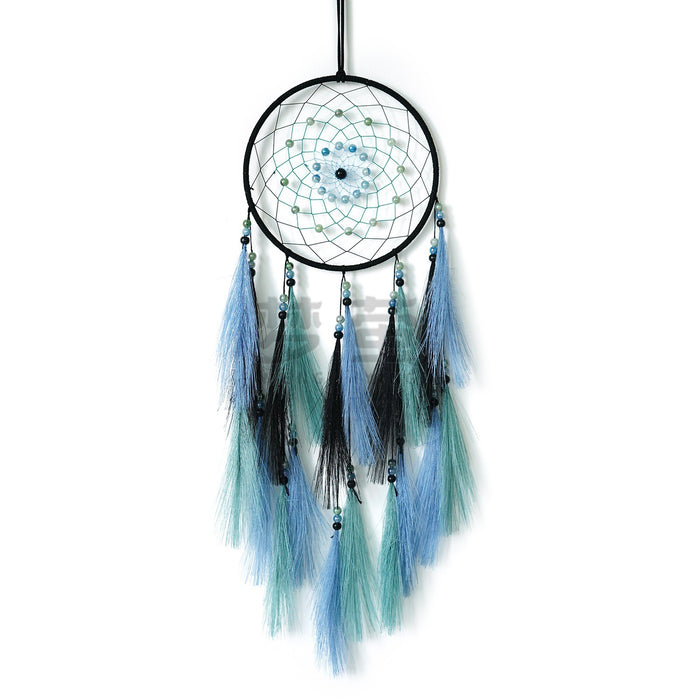Wholesale Minimalist Dreamcatcher Hanging Decor Hand Knitted Feather Wind Chime MOQ≥2