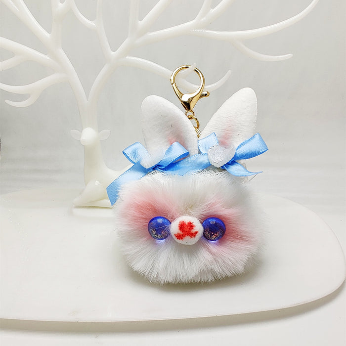 Wholesale Furry ball, plush keychain, pendant, doll, toy, toy, gift bag, hanging decoration