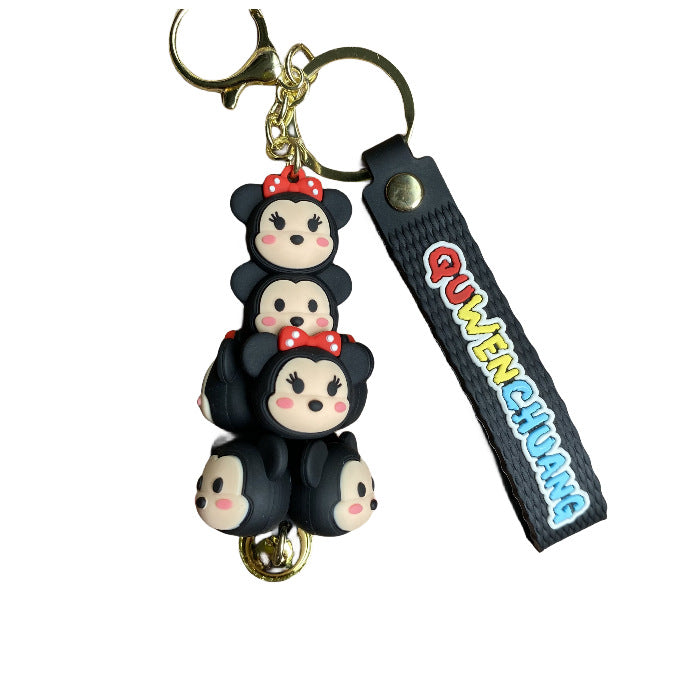 Wholesale Cartoon Doll Silicone Keychain JDC-KC-MingT282