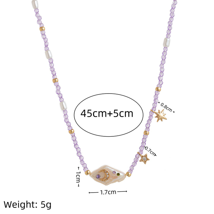 Wholesale Ice cream cone bow pearl pendant necklace