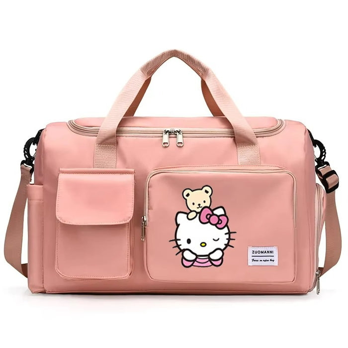 Wholesale Cartoon Printing Large Capacity Sports Handbag Shoulder Bag JDC-HB-Qiqiang002