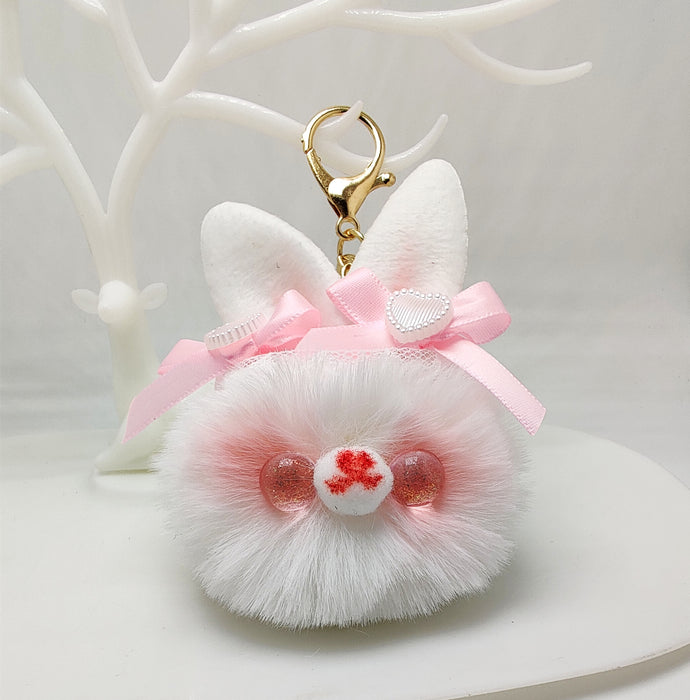 Wholesale Furry ball, plush keychain, pendant, doll, toy, toy, gift bag, hanging decoration