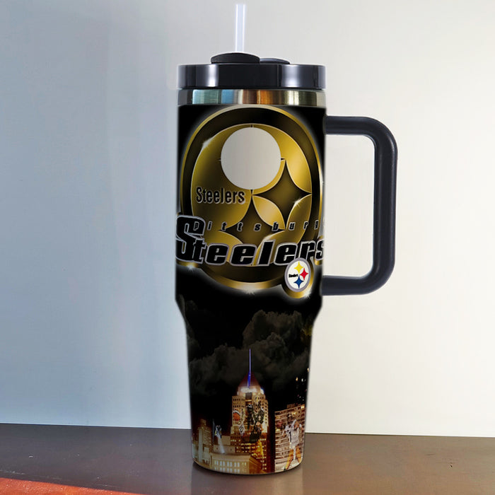 Wholesale Popular 40oz Car Cup Sf New Ice Cup Nfl American Football League Kc Thermos Cup
