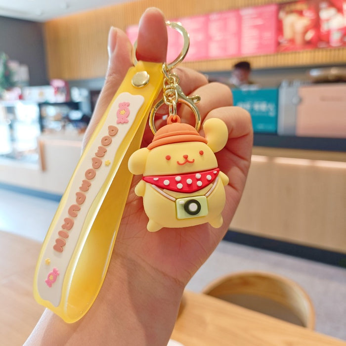 Wholesale Cute 3D Doll Silicone Keychain JDC-KC-MingT129