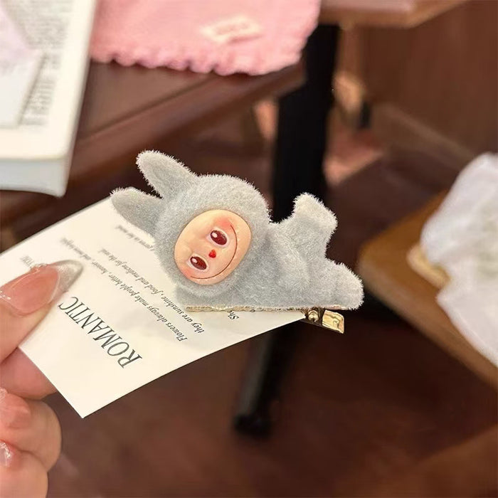 Wholesale Plush Doll Lying Posture Hairpin Cute Clip Duckbill Clip Cartoon Hair Accessories