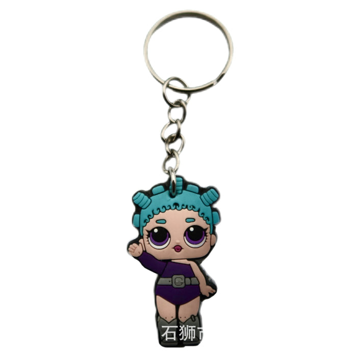Wholesale 10 pcs Cute Girl Series Key Chain Pendants