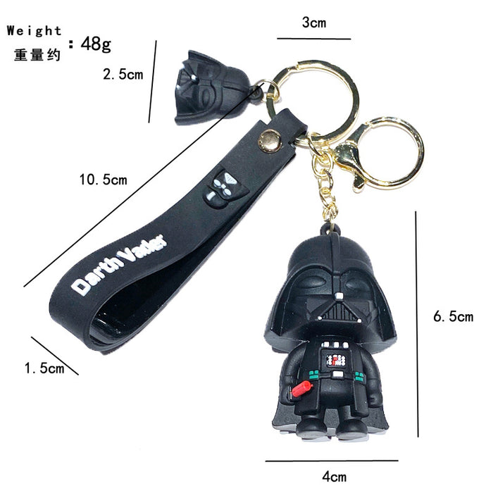 Wholesale Rubber Doll Car Keychain Bag PendanPendant Keychain