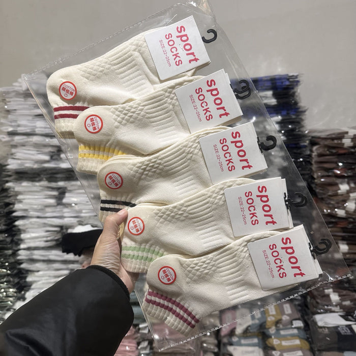 Wholesale Socks, short socks, striped socks, short tube cotton socks