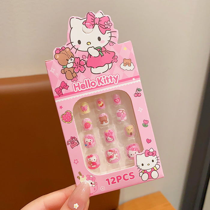 Wholesale Cute Cartoon Children's Plastic Nail Stickers JDC-NS-Hengy001