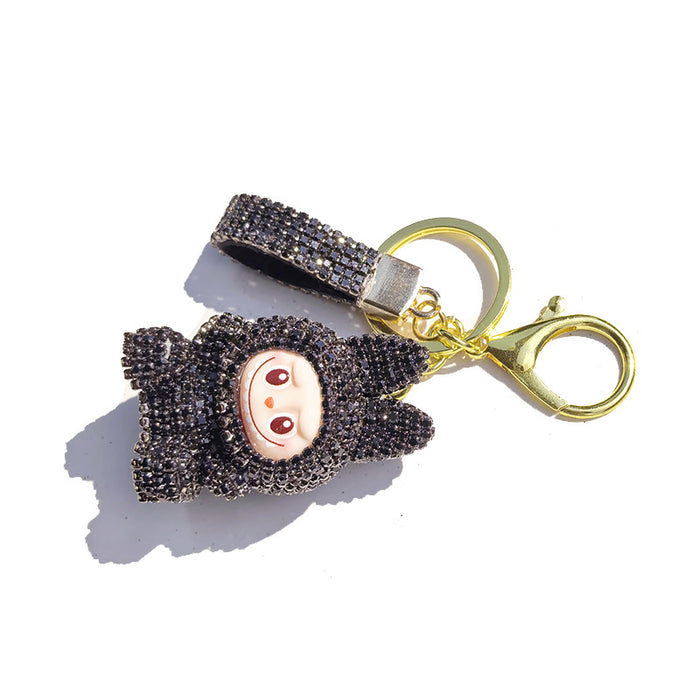 Wholesale Metal Rhinestone Keychain  for Couples