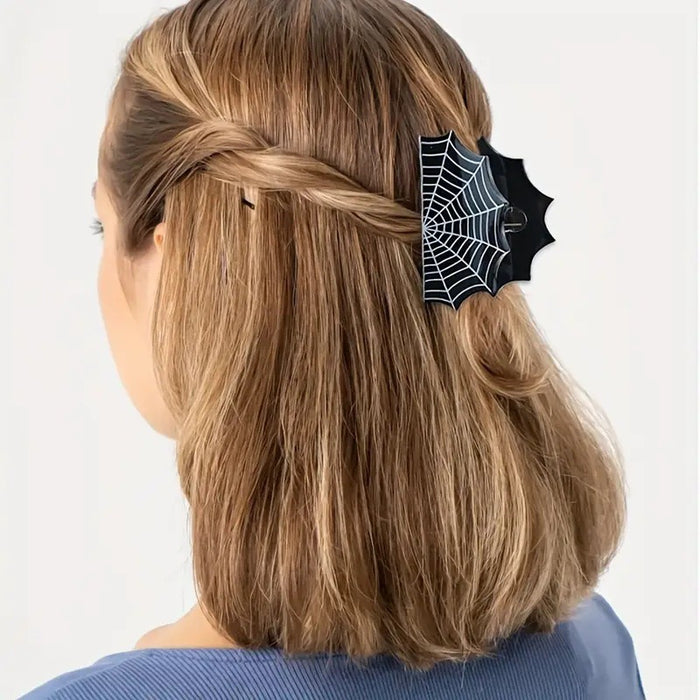 Wholesale  Grabber Pumpkin Hairpin Bat Shark Clip Butterfly Skull Ponytail Clip  Web Clip Hair Accessory
