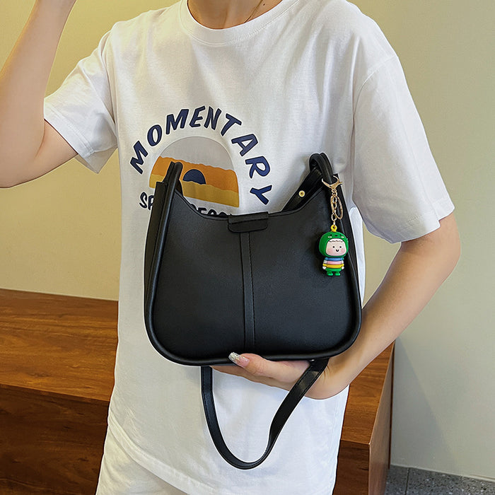 Wholesale Fashionable texture small bag new versatile niche crossbody bag popular single shoulder underarm bucket bag