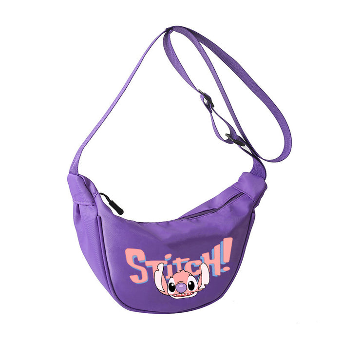 Wholesale Cartoon Print Nylon Crossbody Bag Women' s Bag Dumpling Bag Lightweight Simple Commuting