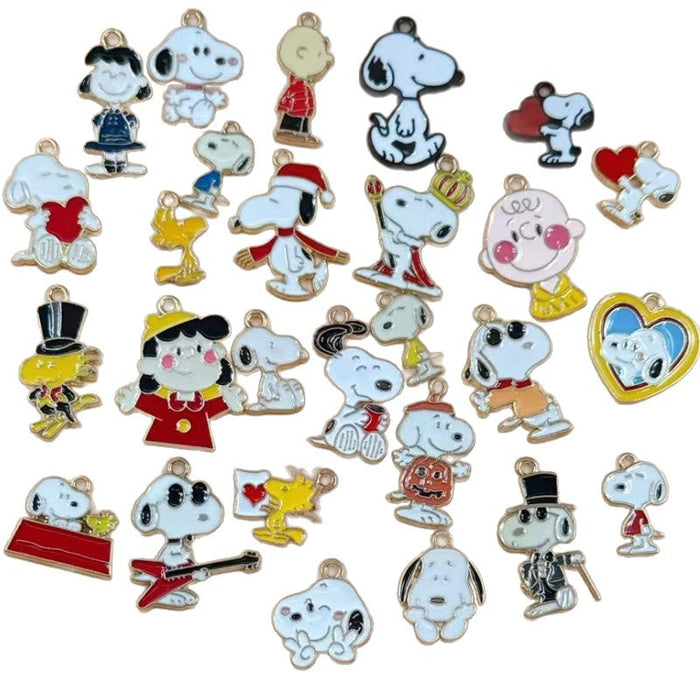Wholesale 10pcs Cute Cartoon Minimalist Earrings,  Bracelet,  and Pendant