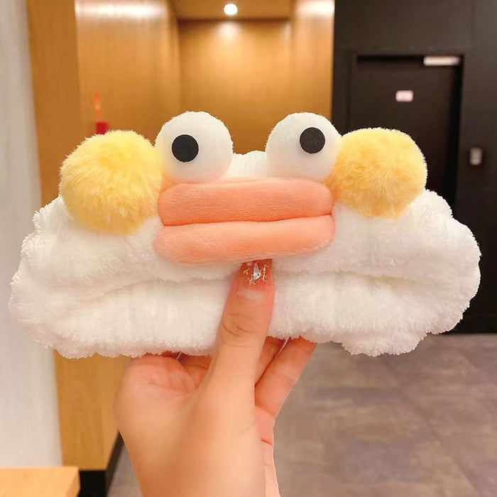 Wholesale Cute and funny sausage lips cartoon face wash headband
