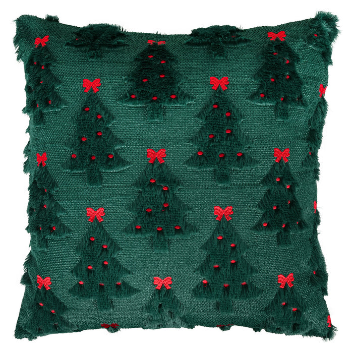 Wholesale Christmas bow embroidered pillowcase