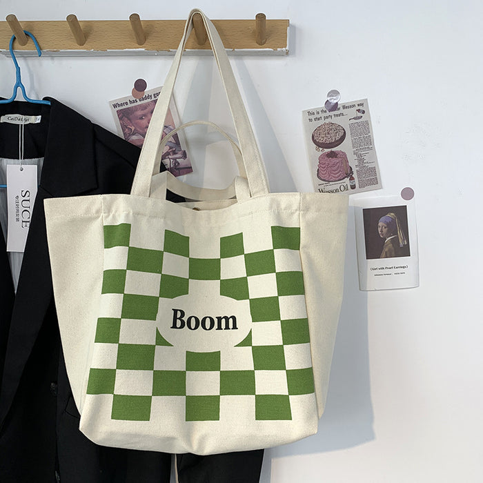 Wholesale Canvas bag, one shoulder, lazy style, artistic simplicity, large capacity backpack