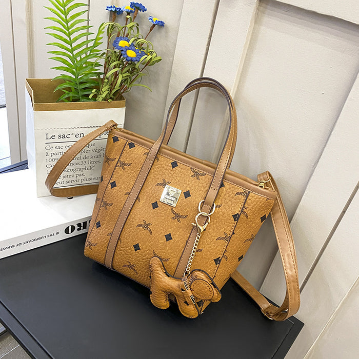 Wholesale Fashionable texture, trendy printed mini casual bag, hand-held, single shoulder, crossbody