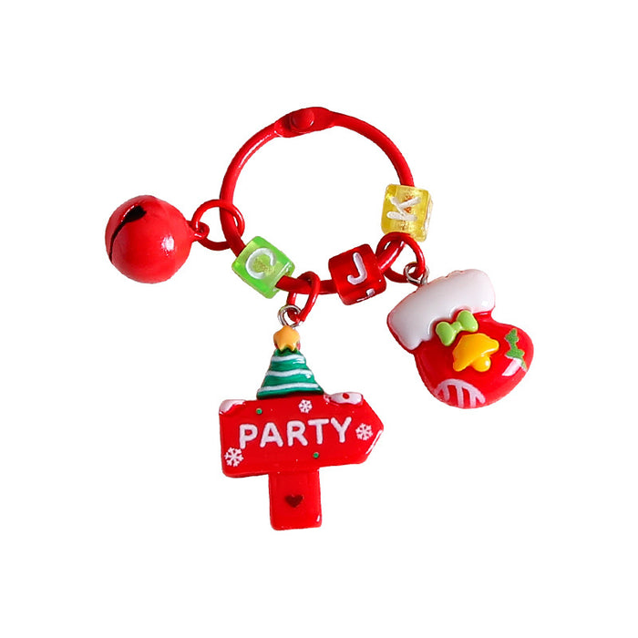 Wholesale Wreath Design Keychain Acrylic Resin Decorative