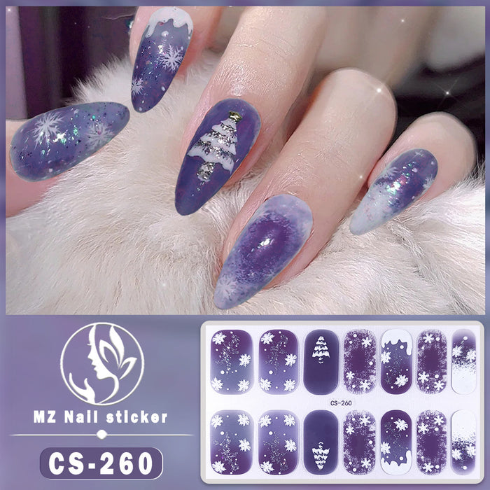 Wholesale No-bake Gel Waterproof Long-lasting 3D Nail Stickers JDC-NS-ARS006