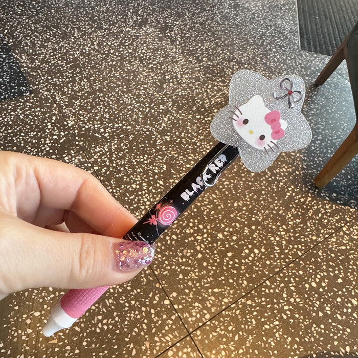 Wholesale Cat Sweetheart Pendant Pen Press Ballpoint Pen Quick-drying Super Soft Girl' s Heart Pen