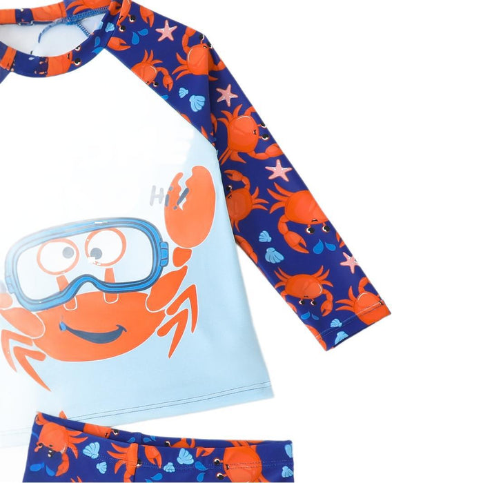 Wholesale Children's swimsuit one-piece long sleeved surfing swimsuit swimsuit