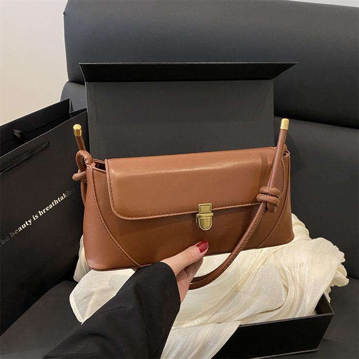 Wholesale Retro bag versatile and fashionable shoulder bag, trendy and stylish hand-held armpit bag