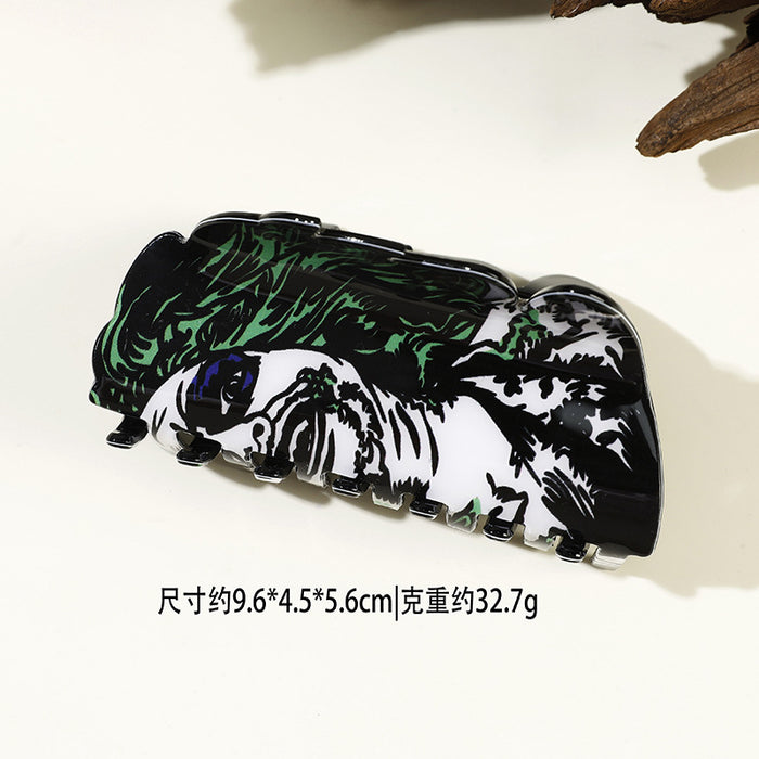 Wholesale Sparkling Girl  Hairpin Funny Ghost Face Clip European and American Horror Dark Clown Shark Clip Hair Accessories