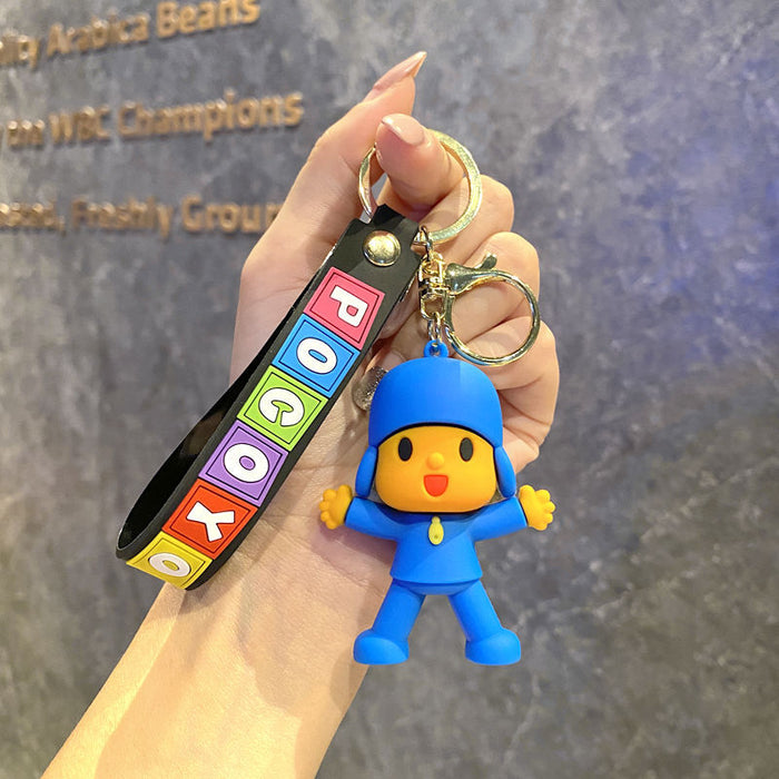 Wholesale  Animation Mga Animation Keychain Cartoon Toe Bag Pendant Key Chain Gift