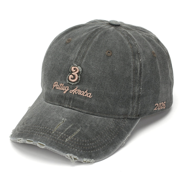 Wholesale Trendy Embroidered Baseball Cap with Sun Protection for Outdoor Use