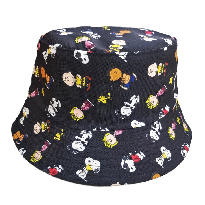 Wholesale Cartoon Print Cotton Bucket Hat JDC-FH-BoD017