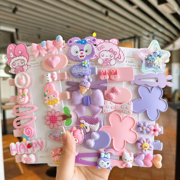 Wholesale Children's Flower Hairpins Little Girls Hairpins JDC-HC-FX012