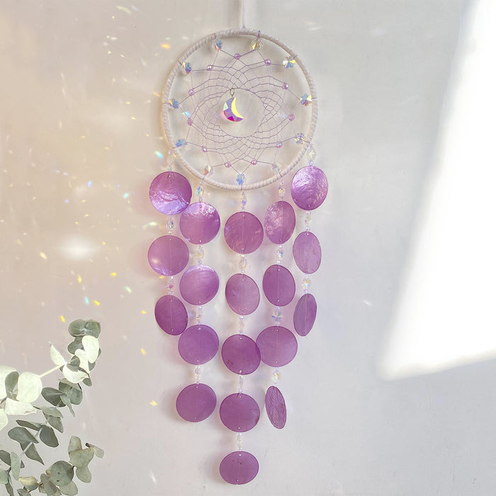 Wholesale Shell Wind Chime Nordic Style Handwoven Blue Hanging Decoration MOQ≥2