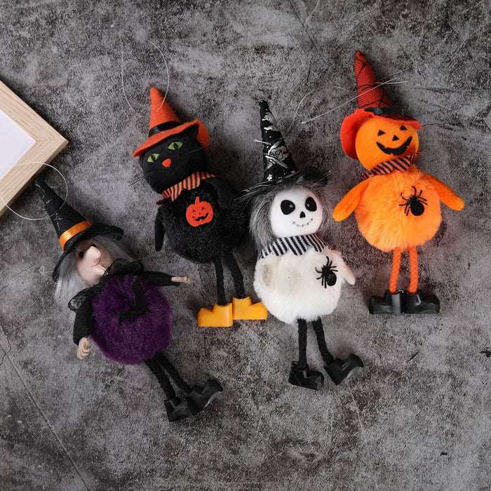 Wholesale Pendant Ghost Festival Bar Pumpkin Witch Pendant Broom Haunted House Layout Props Decoration