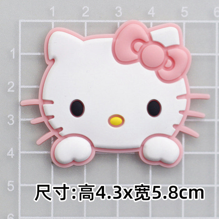 Wholesale 10pcs Cat Soft Glue DIY Accessories Mobile Phone Shell Insulation Cup Decorative Patch Shoes