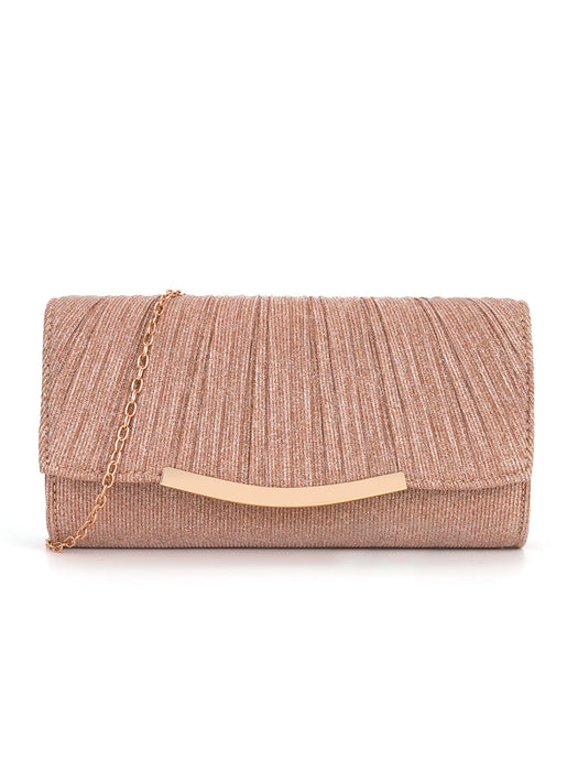 Wholesale cocktail purse pleated banquet bag chain shoulder bag