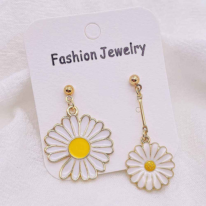 Wholesale Small Daisy Alloy Earrings JDC-ES-Susheng004