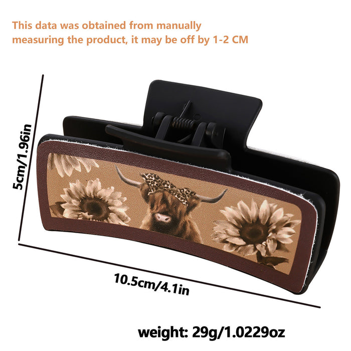 Wholesale red edge square hairpin simple all-match Hair Clips