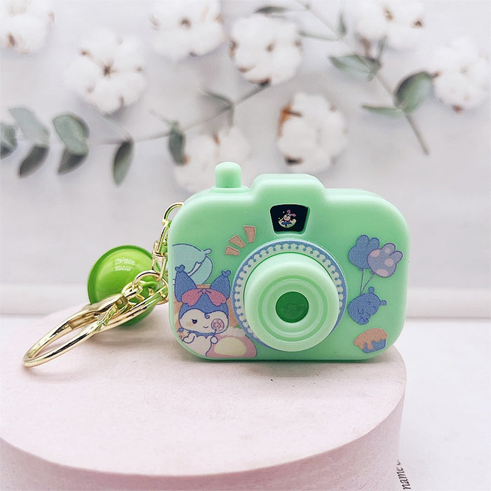 Wholesale Projection camera keychain, children's toy backpack pendant