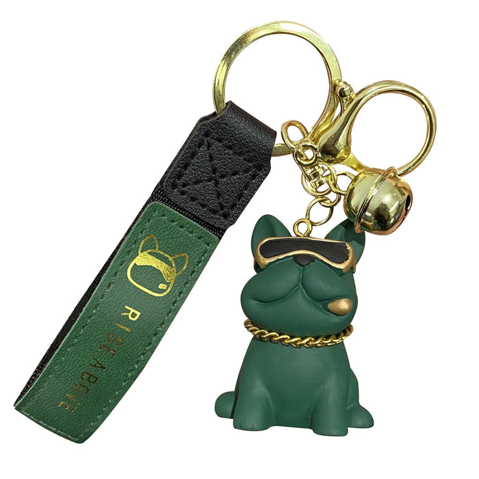 Wholesale Original Bulldog Keychain Cute Creative Resin Doll Keychain Bag Pendant