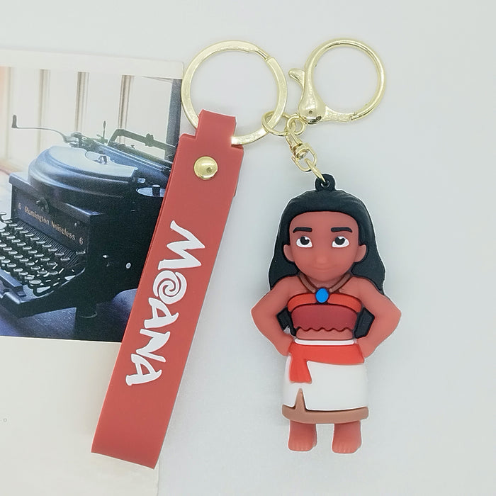 Wholesale creative cartoon ocean strange edge key chain pendant bag car key chain accessories gift