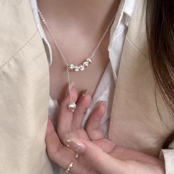 Wholesale  S925 Sterling Silver Butterfly Necklace Gift Female Niche Personalized Pendant