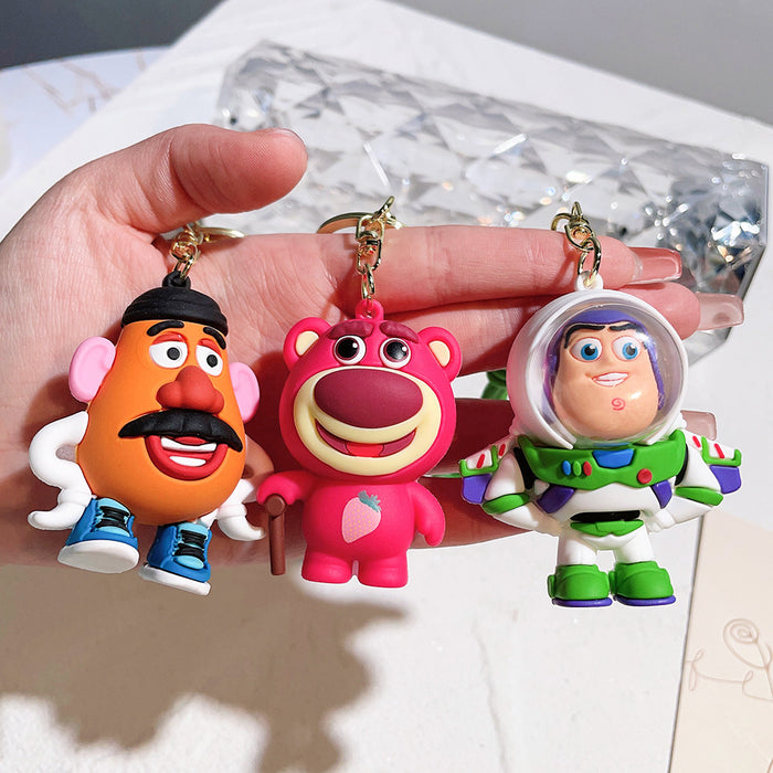 Wholesale Cartoon Silicone Doll Keychain JDC-KC-QiChao058